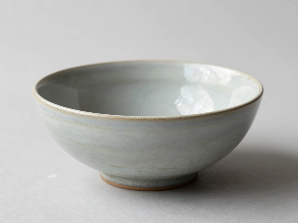 Plexironiz ceramic centerpiece bowl with matte glaze
