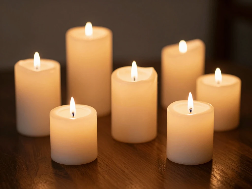 Plexironiz candles creating ambient lighting